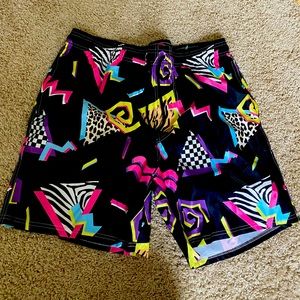 90s Style Swim Shorts